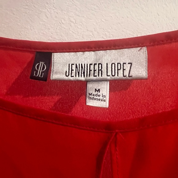 Jennifer Lopez red top - Picture 1 of 6